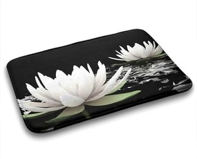 Antypoślizgowy dywanik łazienkowy Antypoślizgowy dywanik łazienkowy Kwiaty Lilie wodne