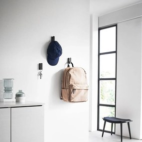 Czarne ścienne metalowe haczyki zestaw 3 szt. Tower – YAMAZAKI