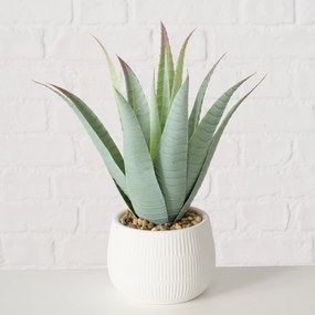 Sztuczna roślina aloes w donicze MONDRAGO, 29 cm