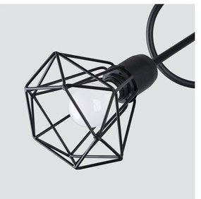 Czarna lampa sufitowa ø 10 cm Varpu – Nice Lamps