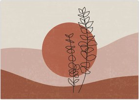 Obraz - Boho leaves N⁰1 (70x50 cm)