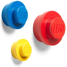 Komplet 3 wieszaków ściennych LEGO® Colour