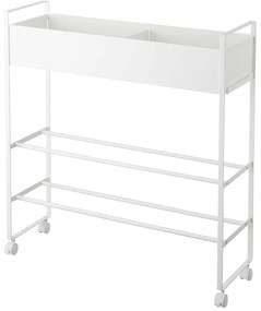 Biała metalowa dziecięca szafka na buty 74,5x74,5x22 cm Tower – YAMAZAKI