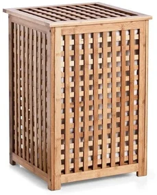 Bambusowy kosz na pranie z pokrywką - 92 litry, wyjmowany wkład, BAMBOO ZELLER