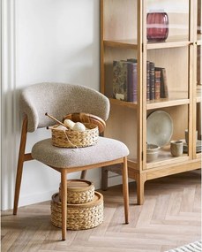 Koszyki zestaw 3 szt. z hiacyntu wodnego ø 30x15 cm Botofte – House Nordic