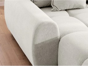 Biały narożnik (lewostronny/z szezlongiem) Albane – Ropez