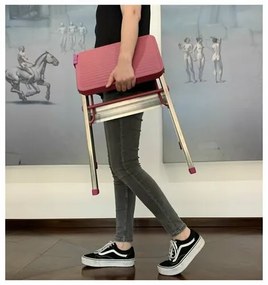 Rolser Składane schodki M2 ALU Tabouret, czarne
