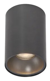 Nowoczesny podtynkowy reflektor GU10 50 mm w kolorze ciemnoszarym - Deep