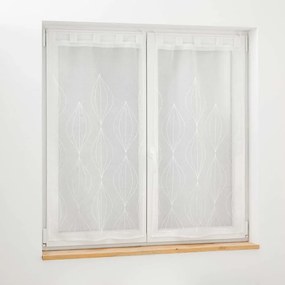 Białe firanki z woalu zestaw 2 szt. 60x90 cm Galactee – douceur d'intérieur
