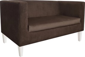 Sofa Monaco : Kolor nogi - Biała, Kolor tkaniny - Kronos6/Poso6, Typ tkaniny - Kronos/Poso, Wysokość nogi - 15 cm