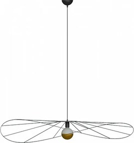 Czarna druciana lampa wisząca loft 110 cm - EX600 E2-S32
