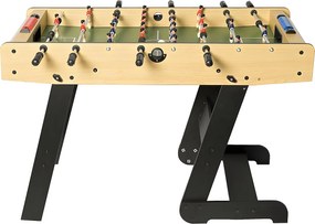 Składane stół do piłkarzyków kolor jasny naturalny z MDF - Dł.121 x Szer.61 x Wys.79 cm - HORTON
