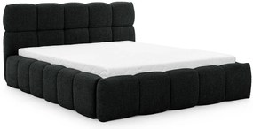 Czarne tapicerowane łóżko chmurka 5 rozmiarów M4-M15