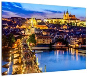 Obraz - Most Karola, Praga, Czechy (70x50 cm)