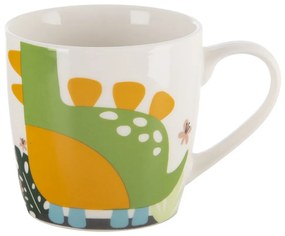 Orion Porcelanowy kubek z miseczką Dino, 0,35 l