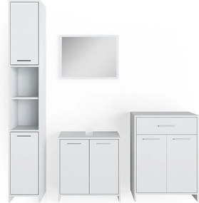 Zestaw mebli łazienkowych biały 58x33x60 kiko