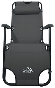 Cattara 13513 Składane leżak Comfort, antracyt,155 x 61 cm