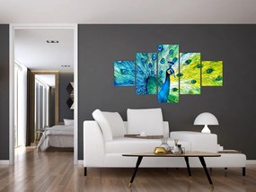Obraz pawia (125x70 cm)