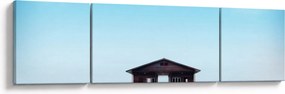 Obraz domu nad morzem (170x50 cm)