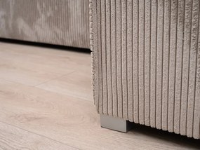 PROMOCJA Beżowa narożna sofa SMART COSARO, dwustronna + 2 poduszki GRATIS II. gatunek