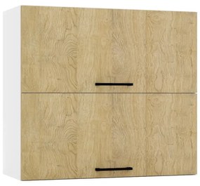 Szafka kuchenna wisząca 80 DENIS W80 GRF/2 dąb London STOLKAR