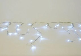 Świąteczny świetlny deszcz - 5 m, 144 LED, zimna biel