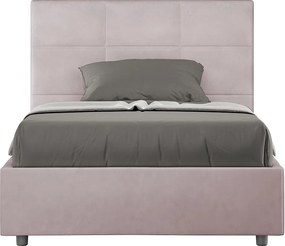 Łóżko bez stelaża tapicerowane 120x210 microfibra kolor lawendy Mika