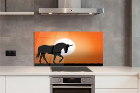 Panel nad Blat Kuchenny Romantyczny Zachód z Jednorożcem