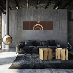 Obraz - Pomarańczowe łuki N⁰1 (170x50 cm)