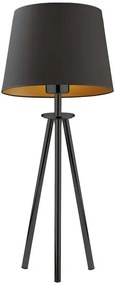 Lampa stołowa trójnóg na czarnym stelażu - F5-A36