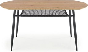 Stół JACKSON 160x90 dąb/czarny