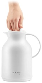 Biały termos Vialli Design, 1 l