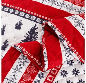 Narzuta na łóżko ze wzorem TWINKLE CHRISTMAS, kolorowy Rozmiar: 170 x 210 cm