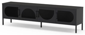 Czarna szafka pod TV 180x50 cm Tayra – Marckeric