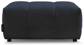 Niebieski podnóżek z materiału bouclé Roxelane – Bobochic Paris