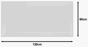 Lustro Moen White 60 x 120 cm