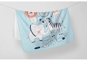 Niebieski koc dziecięcy 85x125 cm – OYO kids