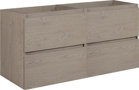 Meble łazienkowe 120 cm (2 x 60), Kolor: Ciemny Dąb, 120 x 60,7 x 46 cm