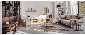 Szafka pod TV w dekorze dębu w naturalnym kolorze 150x44 cm Abilen − Kave Home