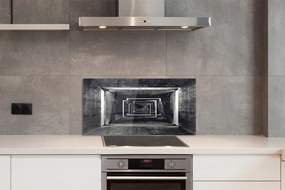 Panel szklany do Kuchni Abstrakcyjny Tunel