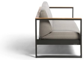 Szara sofa ogrodowa Landsape Teak – Diphano