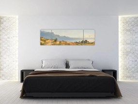 Obraz - Alexandre Calame, Swiss Landscape, reprodukcje (170x50 cm)