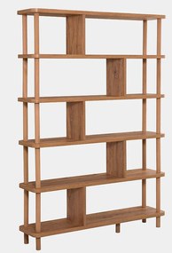 Rustykalna półka z płyty MDF pokrytej melaminą – 120 x 168,5 x 28 cm – Pinheiro Atlântico