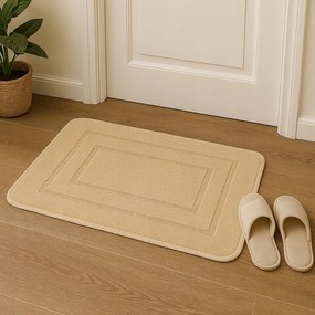 Dywanik antypoślizgowy Brązowy 50x80 cm Dekoracyjny gumowy spód uniwersalny