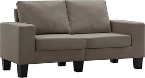 2-osobowa sofa taupe z podłokietnikami W3-F85