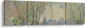 Obraz - Claude Monet, Woman Seated under the Willows, reprodukcje (170x50 cm)