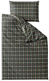 PrzytulneMieszkanie.pl PrzytulneMieszkanie.pl Pościel z mikropluszu GLENMOORE zielona Rozmiar pościeli: 2 szt 70 x 90 cm | 200 x 220 cm