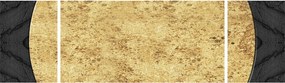Obraz - Złota struktura N⁰2 (170x50 cm)