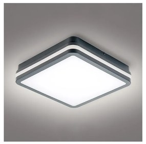 Brilagi - LED lampa zewnętrzna z czujnikiem BENE LED/24W/230V 26x26 cm IP54