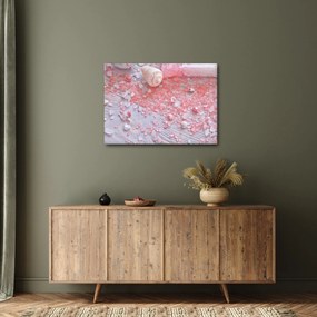Obraz - Nadmorska atmosfera w różowych odcieniach (70x50 cm)